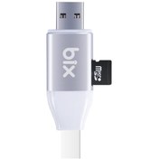 Resim Bix İdata Pro Micro Sd Kart Okuyuculu Iphone Şarj Kablosu 