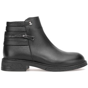 Resim Venüs 2551022k Kadın Hakiki Deri Klasik Bot Siyah Siyah 