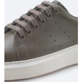 Resim AVVA Erkek Gri %100 Deri Esnek Taban Hafif Casual Ayakkabı B008000 