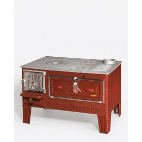 Resim Efsoon Organics Geniş Fırınlı Kuzine Soba Bahçe Sobası (50 cm Fırın Genişliği) 