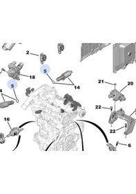 Resim Opel Corsa F 1.2 Benzinli Motor Eksantrik Mili Konum Sensörü Psa Marka 9812046280 