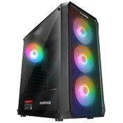 Resim Rampage Compact 4x120mm Rgb Fan 750w 80+ Bronze Midt Atx Kasa 