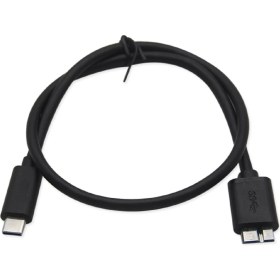 Resim Alfais 5241 USB Type C To Micro USB 3.0 Taşınabilir HDD Hard Disk Kablosu 1m (1 Metre) 