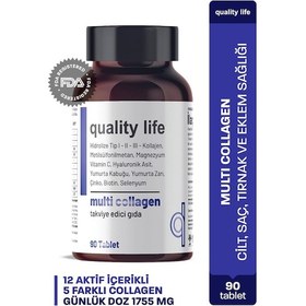 Resim Quality Life Multi Collagen 90 Tablet 