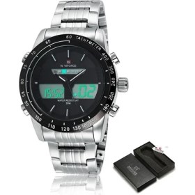 Resim Hanyang Sbw-Box Lüks Marka Navıforce Erkekler Moda Spor Saatler Erkek Kuvars Dijital Analog Saat Adam Tam Çelik Kol Saati Relogio Masculino (Yurt Dışından) 