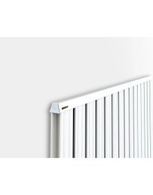 Resim Alurad Alüminyum Panel Radyatör Klasik 1250X240 RAL9010 Kırık Beyaz 