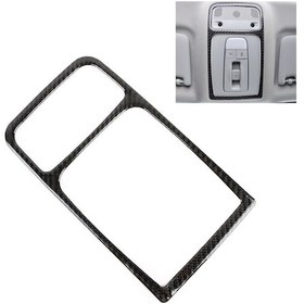 Resim Audi A3 2014-2018 İçin Araba Karbon Fiber Çatı Işık Dekoratif Çerçeve 1 Adet 