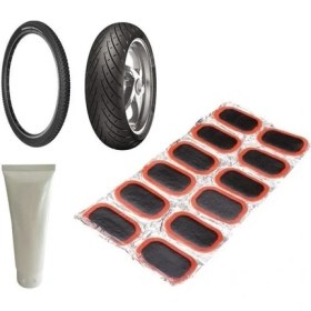 Resim Ozcmax Büyük Lastik Yaması - Bisiklet - Motor Lastiği Yaması 