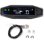 Resim Pazly Dijital Motosiklet Göstergesi - Rpm, Hız, Km, Sinyal Işığı Göstergeli, Lcd Ekran 