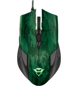 Resim Trust Rixa Camo Gxt 781 Kablolu Oyuncu Mouse + Mouse Pad 