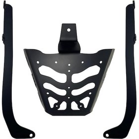 Resim GP Kompozit Aprilia SR GT 125 / 200 2022-2023 Uyumlu Çanta Demiri Siyah 