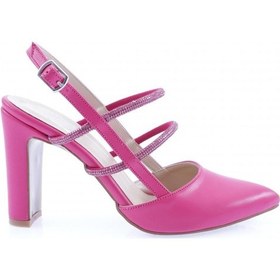 Resim Dgn 316-23y Kadin Topuklu Ayakkabi 316-2289-R0507 Fuşya 