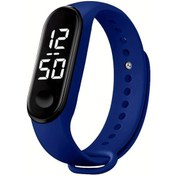 Resim Cloud011 Royal Blue Dayanıklı Parlak Kadranlı Dijital Spor Saati Koşu Fitness İçin Ayarlanabilir Kayış Diğer 
