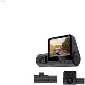 Resim LEERFEI ÇİFT LENSLİ ARAÇ İÇİ DİKİZ GPS DASHCAM WIFI ARABA KAMERASI 