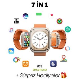 Resim Wearfitpro Wearfit 7in1 Akıllı Kol Saati Smart Watch 7 Kordonlu Model:inç 49mm Tft Ekran Gri 