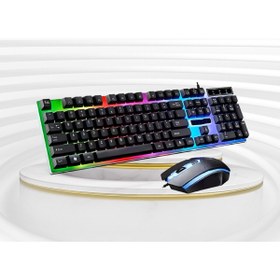 Resim versatile Stalker Warrior Gaming Oyuncu Işıklı Klavye + Mouse Seti (VRKB700) 