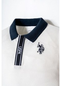 Resim U.s. Polo Assn. Erkek Bebek Beyaz Şort Takım 5274-50021 Beyaz 
