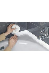 Resim Ankanorm Banyo Mutfak Lavabo Küvet Duş Teknesi Su Sızdırmayı Önleyici Bant Su Geçirmez Kenar Bandı (3.2 M) 