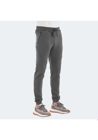 Resim Slazenger VENOM Erkek Fermuar Cepli Dar Paça Koyu Gri Eşofman Altı 