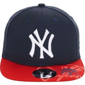 Resim Ny Yankees Hip-hop Şapka Özel Koleksiyon Mavi - Kırmızı 