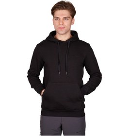 Resim Alpinist Stream Erkek Kapşonlu Sweatshirt Siyah 
