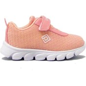 Resim Pepino P-1256 Pudra Unısex Çocuk Tek Cırt Fileli Spor Ayakkabı PUDRA 