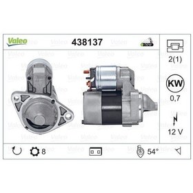 Resim Valeo 438137 Marş Motoru Primera P12 Primera P11 Almera 1.5 1.6 1.8 
