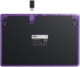 Resim 8Bitdo All Button Arcade Stick Transparent Purple Signature Edition Bluetooth Kablosuz Nintendo Switch için, PC, macOS, Steam & Raspberry Pi Uyumlu 
