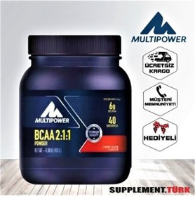 Resim Multipower Bcaa 2:1:1 Powder 400 Gram - Kiraz Aroma + Hediyeli 