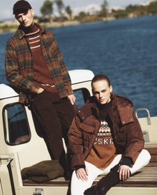 Resim Kayak Montu Kapüşonlu Kemerli Fermuarlı Cepli 