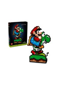 Resim LEGO® Super Mario™ Super Mario World™: Mario ve Yoshi 71438 - Yetişkinler için Sergilenebilir Koleksiyonluk Yapım Seti (1215 Parça) 