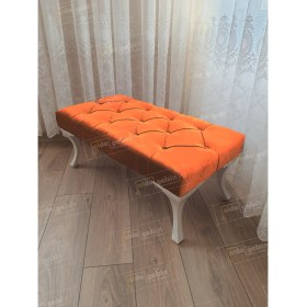 Resim AldaGelsin Kapitoneli Ayak Ucu Kapı Önü Antre Bench Puf 100 Cm 