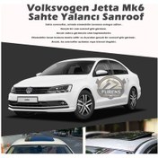 Resim Wv Jetta Mk6 Parlak Siyah Yalancı Çakma Sahte Sunroof 