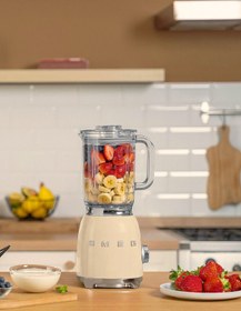 Resim Smeg 50's Style Retro Krem Smoothie Blender Blf03creu 