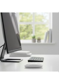 Resim Beyaz Renkli Ergonomik Sessiz Kablosuz Mouse - Usb Alıcılı, Ofis Ve Oyun İçin Konforlu Bilgisayar Faresi Ms6310 5496 Diğer 