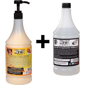 Resim Dtx Kimya Ponza'lı (talaşlı) El Temizleme Kremi ( Sabunu) 1 Kg & Alkollü Intercooler Temizleme Sıvısı 500 Ml 