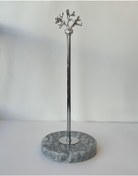 Resim bemdesign Doğal Mermer Dekoratif Rulo Kağıt Havluluk Banyo - Mutfak Düzenleyici 