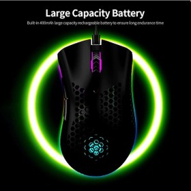 Resim Geeksen 2.4 G Kablosuz Şarj Edilebilir Oyuncu Mouse 