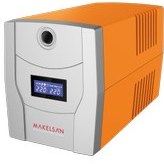 Resim MAKELSAN LION 1500VA Line Interactive UPS (2x9A Akü) 