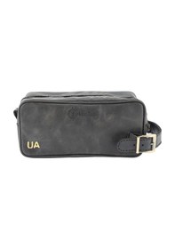 Resim Twingold İsme Özel Dopp Kit Kişisel Bakım Ve Seyahat Çantası - %100 Rainbow Deri - Ac14004 - Antrasit Antrasit 