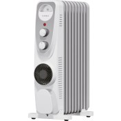 Resim Luxell LUX09-FP-WG 9 Dilim 2400 Watt Turbo Fanlı Yağlı Radyatör 