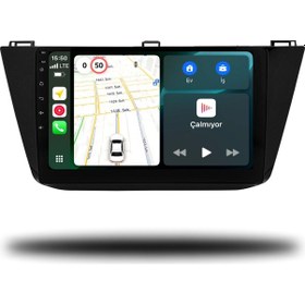 Resim Martechno Volkswagen Tiguan 2017-2020 Uyumlu Android Multimedya 4gb Ram 64gb Hafıza 
