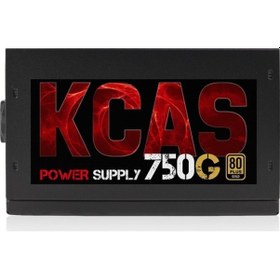 Resim Aerocool AE-KCAS750RGB 750 W 80+ Gold Aktif PFC Güç Kaynağı 
