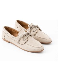 Resim Duxal Shoes Juno Kadın Süet Bağcıklı Mokasen Ayakkabı Casual Babet 
