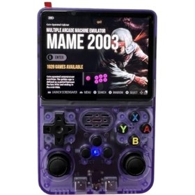 Resim Gubisi R36S 3.5'' Linux Sistemi Retro El Video Oyun Konsolu 