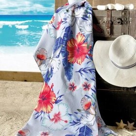 Resim Maxstyle Tropical Kadife Plaj Havlusu 70x160 Cm 