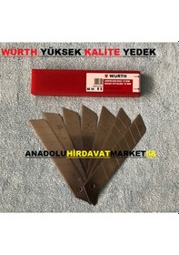Resim Würth Maket Bıçağı Falçata Yedeği 18 MM 1 Pk 10 Adet Ultr 