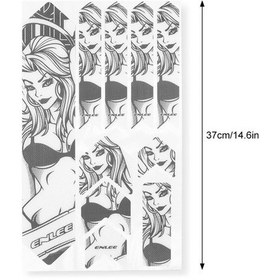 Resim Didadodo Bisiklet Çerçeve Sticker Dağ Bisikleti Çizik Koruyucu Çıkarılabilir Sticker Yol Bisikleti Çerçeve Yapışkan Koruyucu Kapak Diğer Diğer 