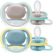 Resim Avent 0% BPA Ultra Air Emzik 18 Ay + Beige / Dawn STD - STD / STD 