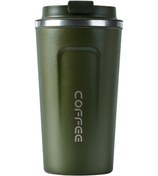 Resim Youmex Paslanmaz Çelik Vakumlu Kahve Termosu - 380ml/510ml - Sızdırmaz, Taşınabilir Siyah 